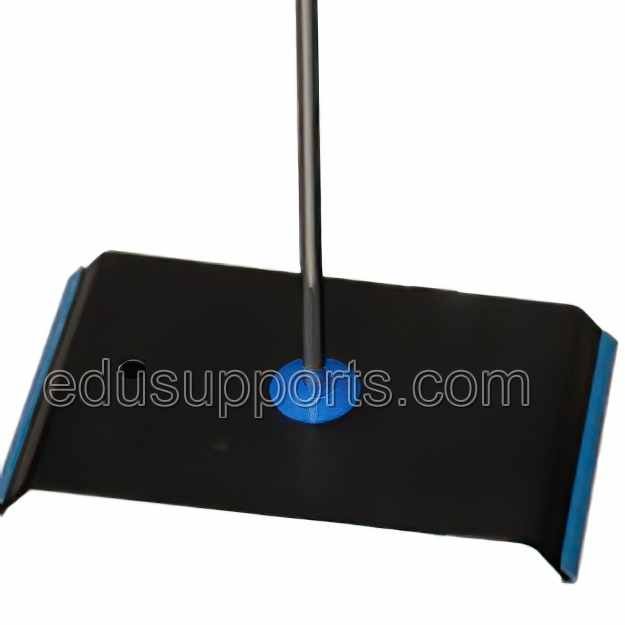 Rectangular Retort Base 10x6 Inch (3.09 lbs) with Dual 0.39 Inch Tapped Bushes, Rust Proof metal plate for versatile, heavy lab support.
