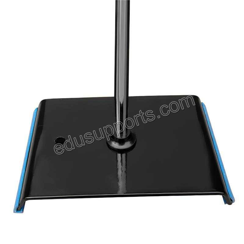 Rectangular Retort Base 7x4 Inch with Dual 0.39 Inch Tapped Bushes, Rust Proof metal plate for laboratory use.