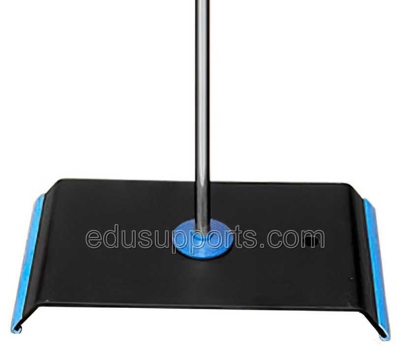 Rectangular Retort Base 9x5 Inch (2.54 lbs) with Dual 0.39 Inch Tapped Bushes, Rust Proof metal plate for versatile lab support.