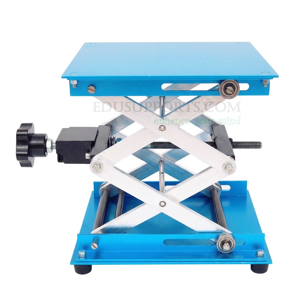 300x400mm 2-Stage Power-Assist Aluminum Lab Jack