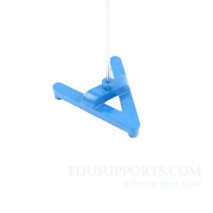 Retort Stand Base A-Shape Nesting Type 1.5 kg Side 18 cm Blue