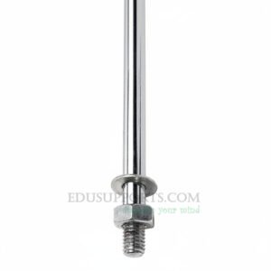 Thick Retort Stand Rod 80cm In Steel Dia 15mm