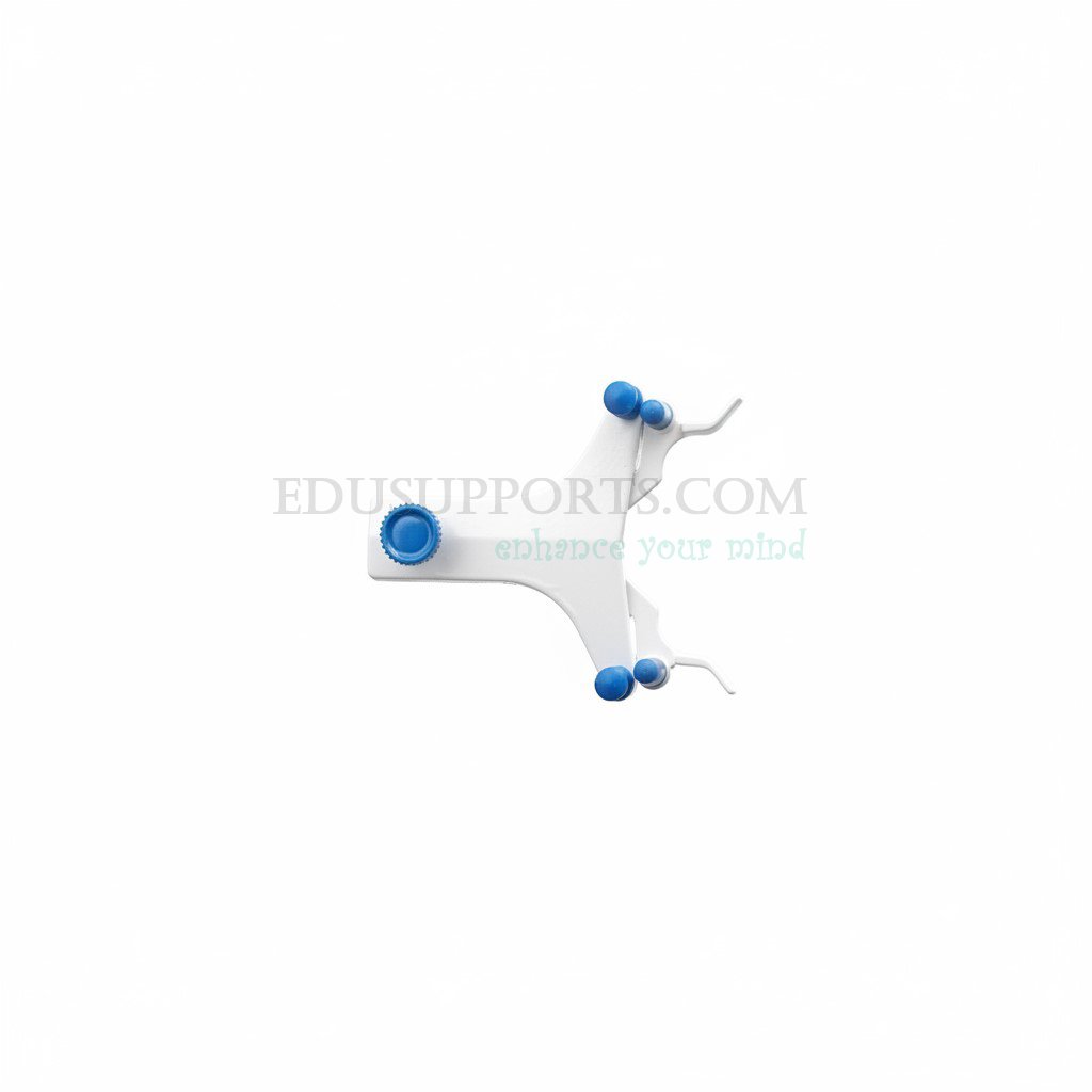 aluminum-burette-clamp-single-sided.Aluminum burette clamp single sided SKU 0207010180-06, max opening 40mm, total width 146mm, rust proof for iron stand