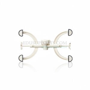 american-plastic-burette-clamp-double-sided.American style plastic burette clamp double sided SKU 0207010180-03, max opening 35mm, total width 220mm, ergonomic for iron stand