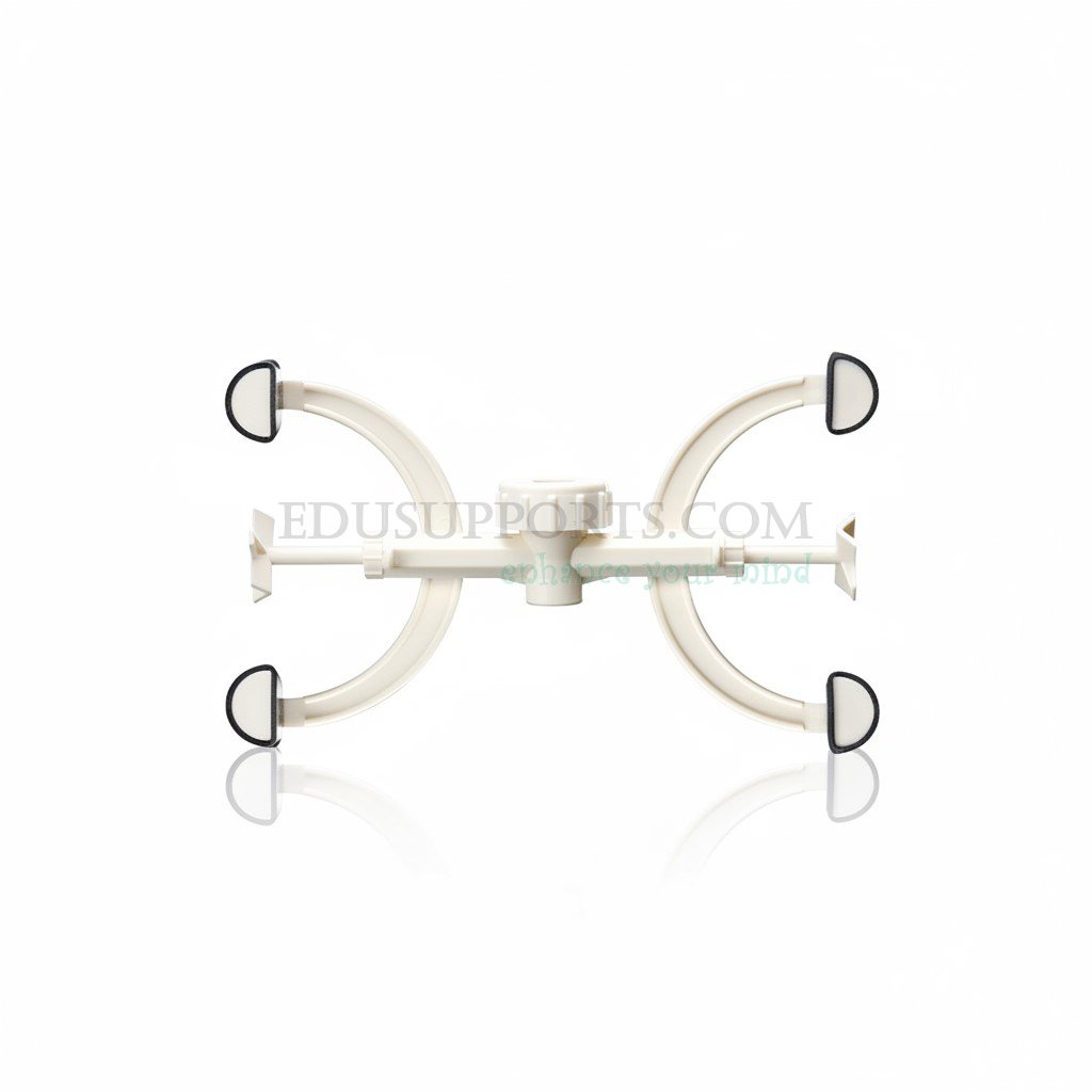 american-plastic-burette-clamp-double-sided.American style plastic burette clamp double sided SKU 0207010180-03, max opening 35mm, total width 220mm, ergonomic for iron stand
