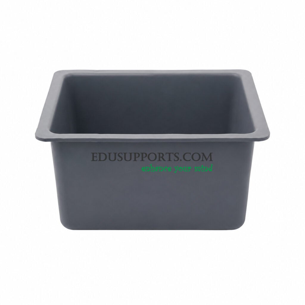 Laboratory PP medium sink grey large size polypropylene lab sink