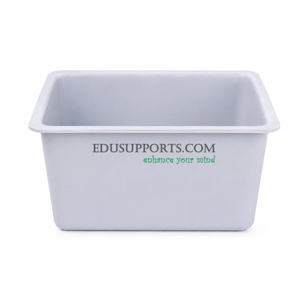 Laboratory PP medium sink white large size polypropylene lab sink