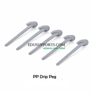 PP drip peg 130mm grey replacement peg for laboratory drip rack high-density PP detachable locking mechanism