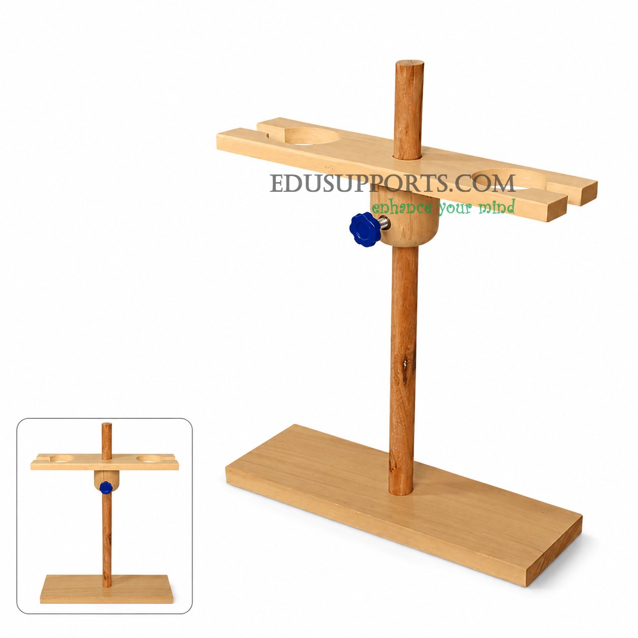 Separatory Funnel Stand – 2 Hole 125ml Single Post – SKU 020703001-04
