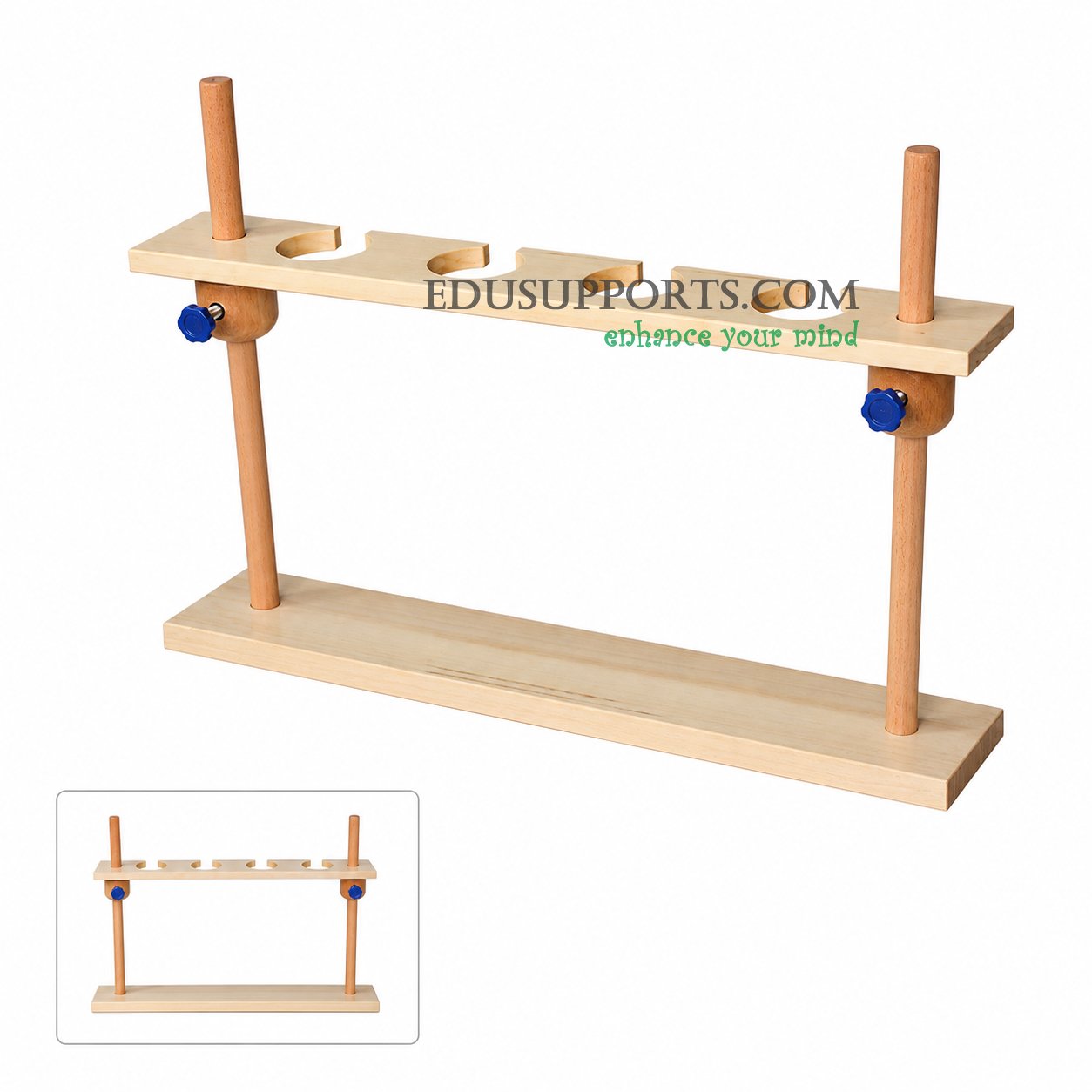 Separatory funnel stand 4 hole 250ml double post for enhanced stability