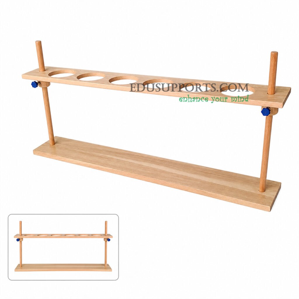 Separatory funnel stand 6 hole 1000ml double post 9cm holes largest capacity 92cm width