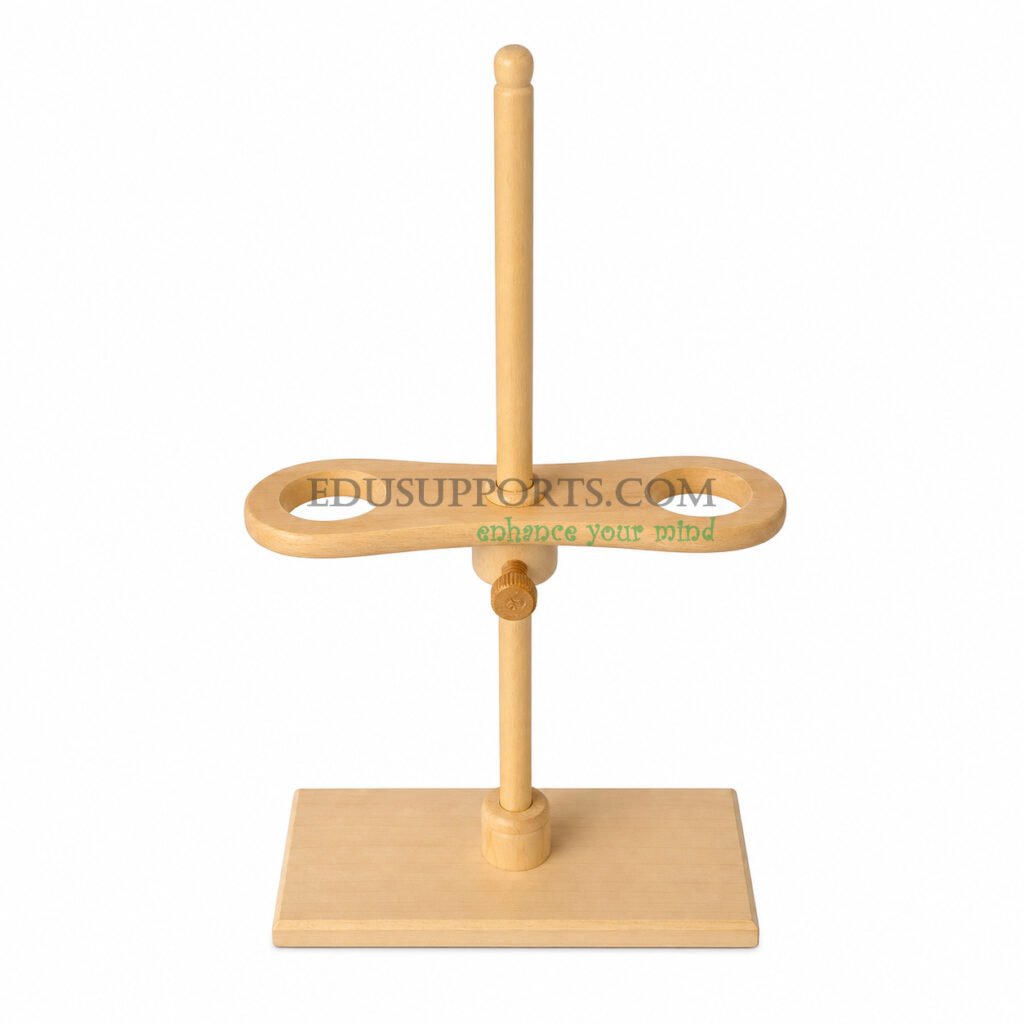 Wooden Double-Hole Funnel Stand 125mL-020703001-16
