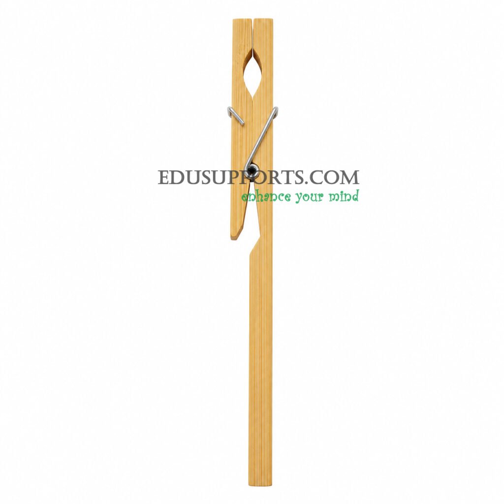 Bamboo test tube clamp diamond hole 180mm max opening 25mm lightweight