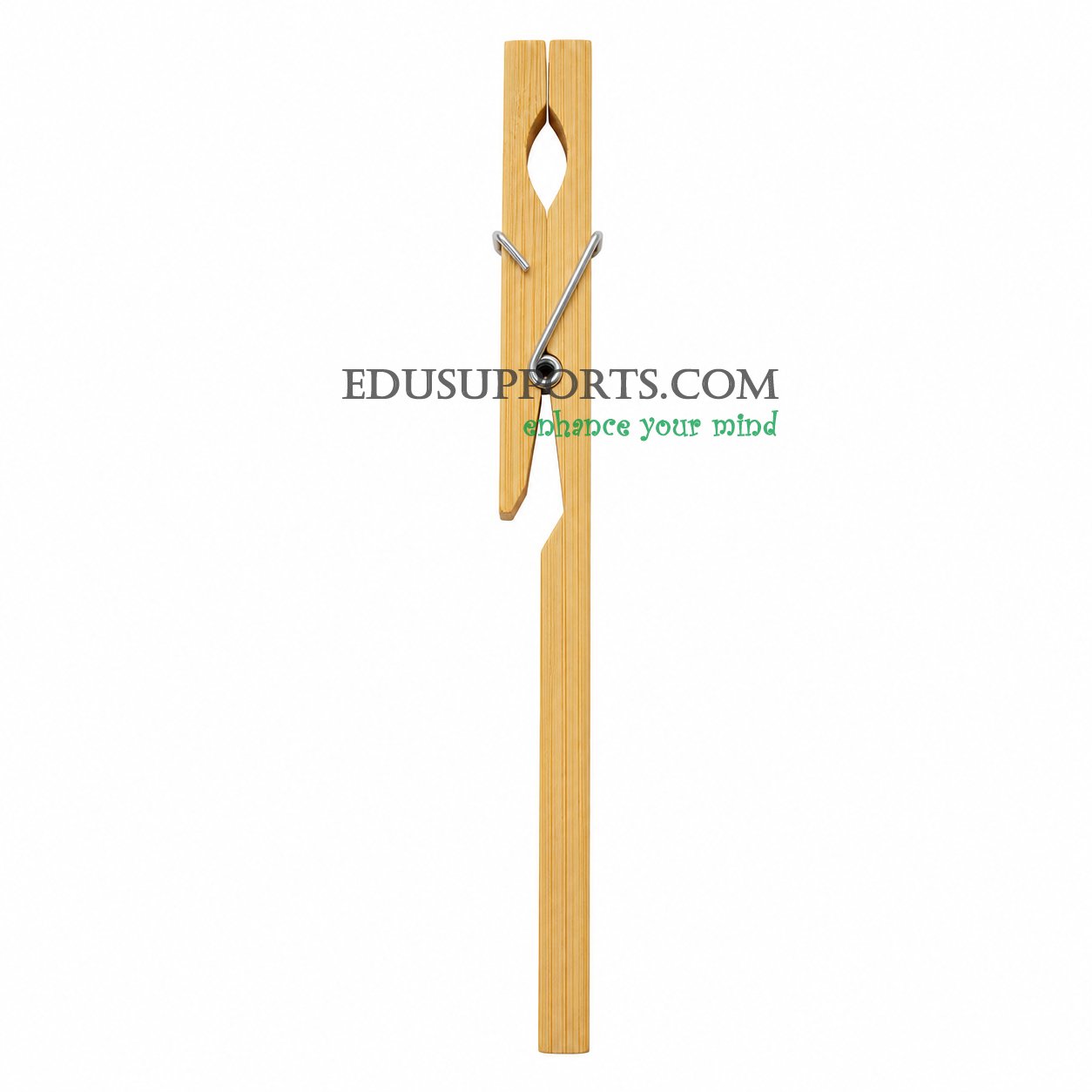 Bamboo test tube clamp diamond hole 180mm max opening 25mm lightweight