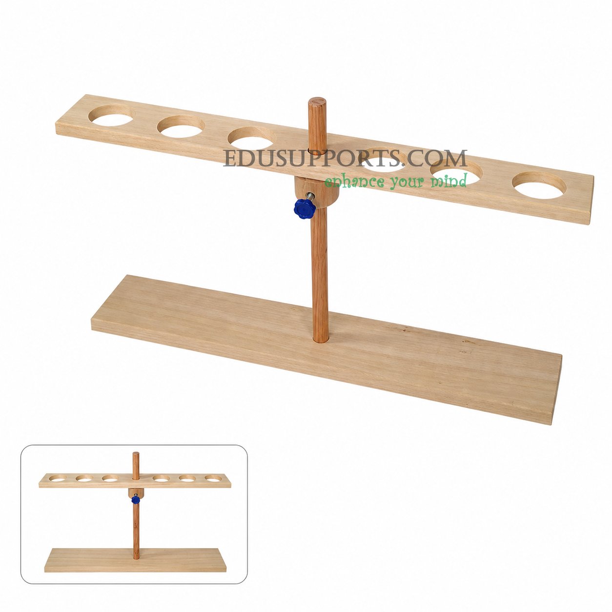 Laboratory funnel stand 6 hole 125ml single post for standard funnels