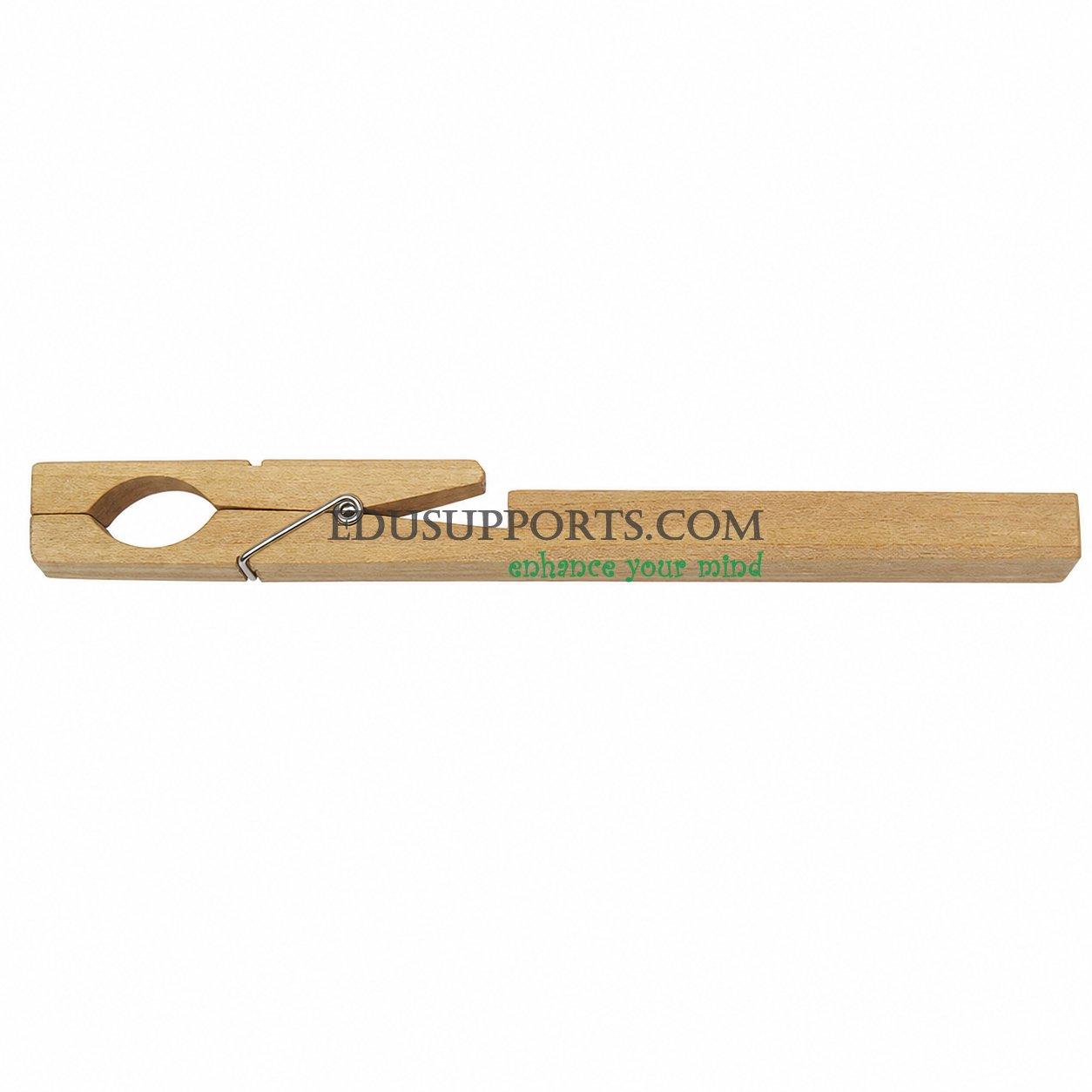Wooden test tube clamp round hole 200x22x11mm for 15-30mm tubes laboratory heating