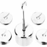 Slotted Weight Set Chrome Plated Iron 6 pcs 350grams
