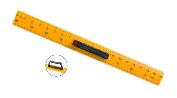 Measuring Rulers Plastic Rulers Metric and Inch scale 20 Inch 50 សង់​ទី​ម៉ែ​ត