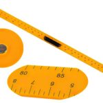 Measuring Rulers Plastic Rulers Metric and Inch scale 39 Inch 100 សង់​ទី​ម៉ែ​ត