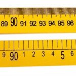 Measuring Rulers Wooded Rulers Metric Dual scale 100 cm 1000mm