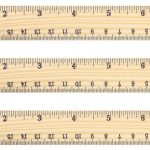 Measuring Rulers Wooded Straight Rulers Metric and Inch scale 8 Duim 20 cm 200mm