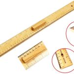 Measuring Rulers Wooden Rulers Metric and Inch scale 19 اینچ 50 cm 500mm