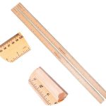 Measuring Rulers Wooden Rulers Metric and Inch scale 39 اینچ 100 cm 1000mm
