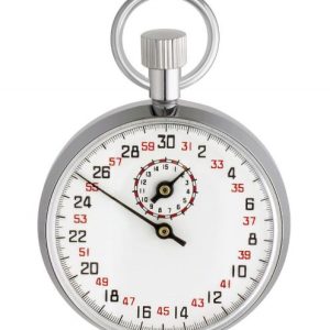 Mechanische stopwatch-timer 0.1 Tweede minimumschaal 15 Minuten 30 Seconden per cirkel Geen pauze