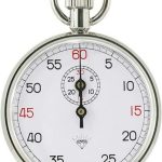 Mekanik Kronometre Zamanlayıcısı 30 dakika 60 Daire Başına Saniye Duraklama Yok 0.2 İkinci Asgari Ölçek