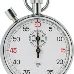 Mechanische stopwatch-timer 30 Minuten 60 Seconds per Circle with pause 0.2 Tweede minimumschaal