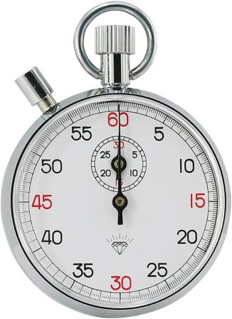Mekanik Kronometre Zamanlayıcısı 30 dakika 60 Seconds per Circle with pause 0.2 İkinci Asgari Ölçek