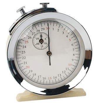 Mechanical Stopwatch Timer Desk Stopwatch 30 Minutes 30 Seconds per Circle with pause 0.1 Deuxième échelle minimale