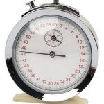 Mechanical Stopwatch Timer Desk Stopwatch 60 Minutes 60 Seconds per Circle with pause 0.2 Second Minimum Scale