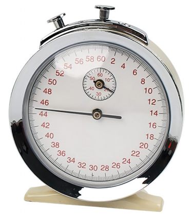 Mechanical Stopwatch Timer Desk Stopwatch 60 Minutes 60 Seconds per Circle with pause 0.2 Deuxième échelle minimale